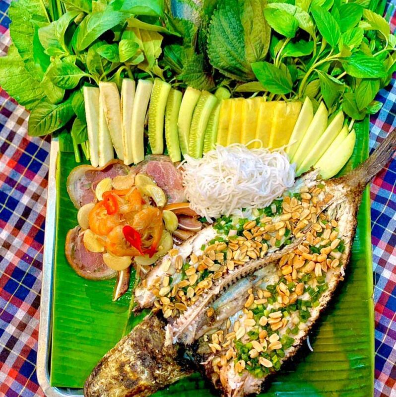 cá lóc nướng trui