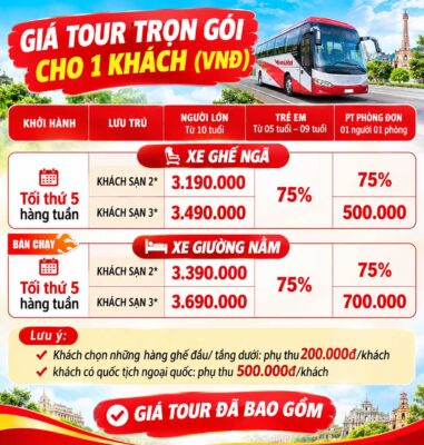 giá tour đà lạt trọn gói 3 ngày 3 đêm