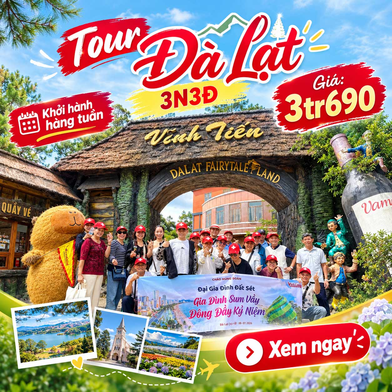 tour du lịch đà lạt 3 ngày 3 đêm