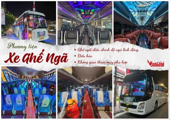 xe ghế ngã du lịch quốc tế vĩnh long