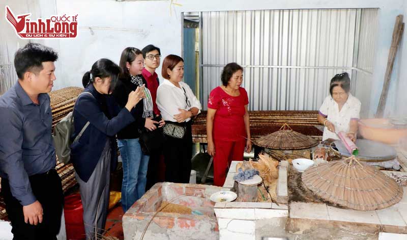 làng nghề bánh tráng cù lao mây