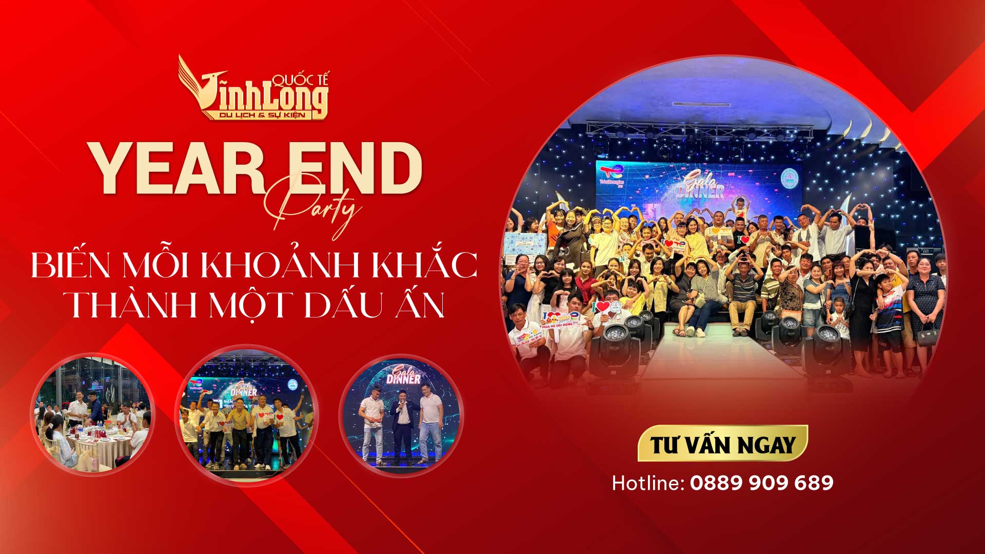 Tổ chức Year End Party hoành tráng với dịch vụ trọn gói!